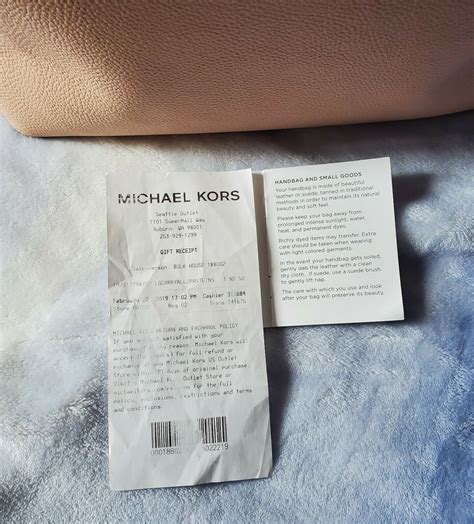 michael kors return no receipt|michael kors return address.